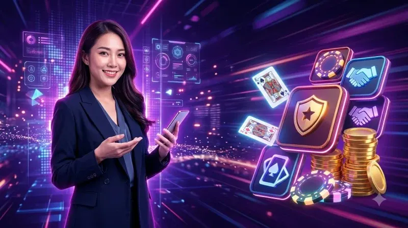 bieu-tuong-khien-bao-mat-voi-o-khoa-vang-tren-nen-cac-la-bai-va-tien-xu Biểu tượng khiên bảo mật với ổ khóa vàng trên nền các lá bài và tiền xu